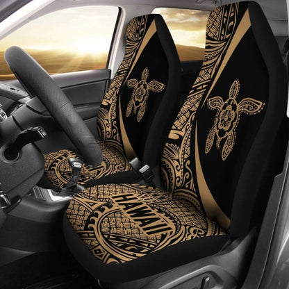 Hawaii Turtle Polynesian Car Seat Covers - Best Look - Golden New