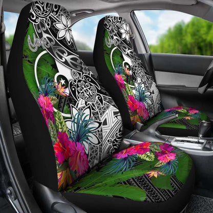 Yap Car Seat Covers - Turtle Plumeria Banana Leaf - Amazing