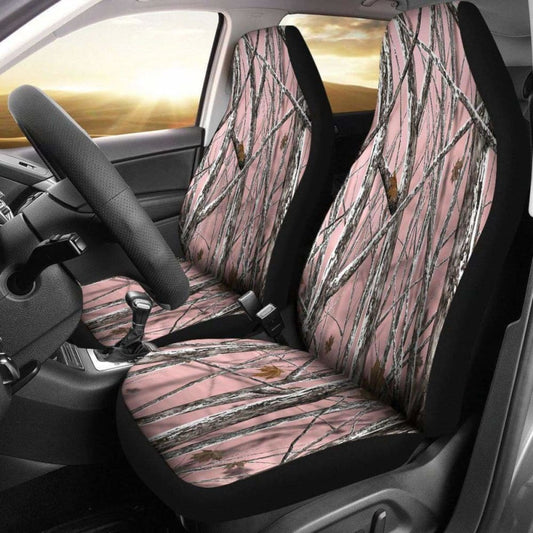 Snowstorm Camo Pink Design Seat Covers