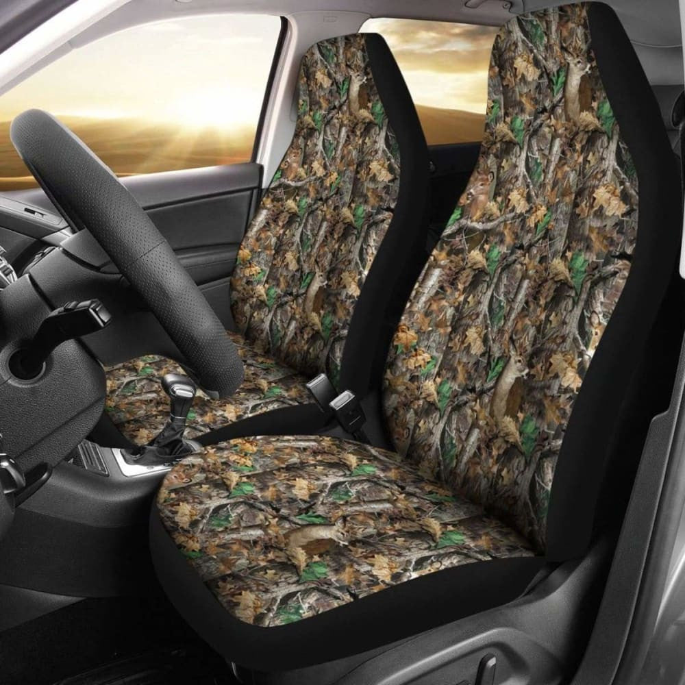 Camo Car Seat Cover Deer Hunting
