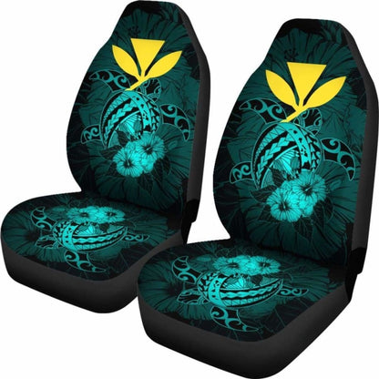 Hawaii Hibiscus Car Seat Cover - Harold Turtle - Turquoise - New
