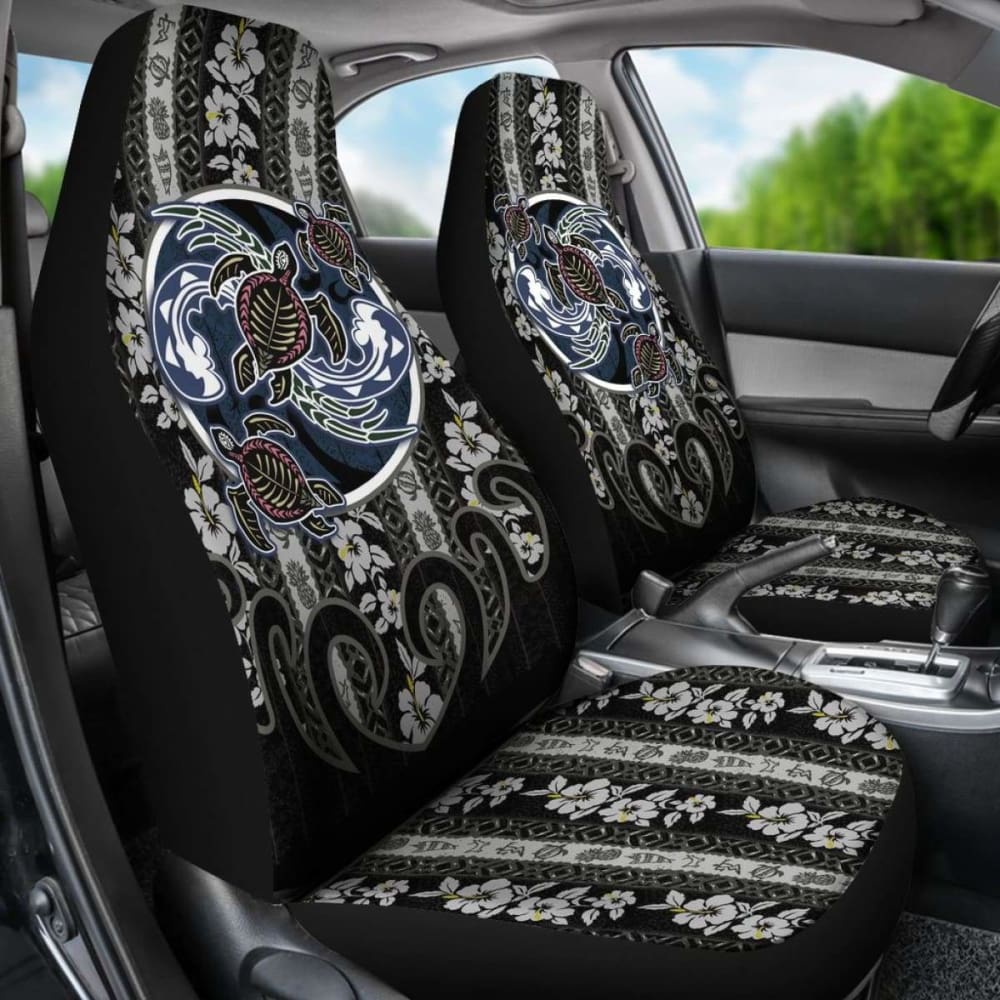 Hawaii Car Seat Covers - Turtle Hibiscus Pattern - Amazing