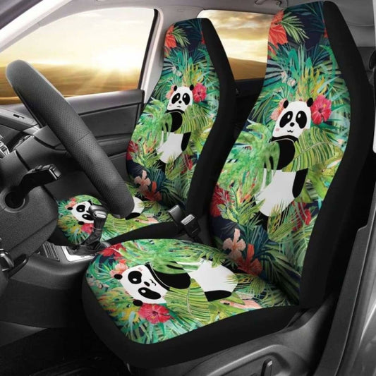 Panda Hawaii Car Seat Cover