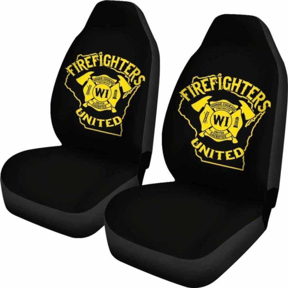 Wisconsin Firefighters United Car Seat Covers