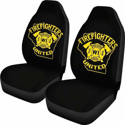 Wisconsin Firefighters United Car Seat Covers
