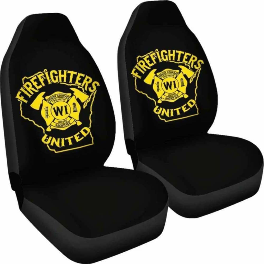 Wisconsin Firefighters United Car Seat Covers