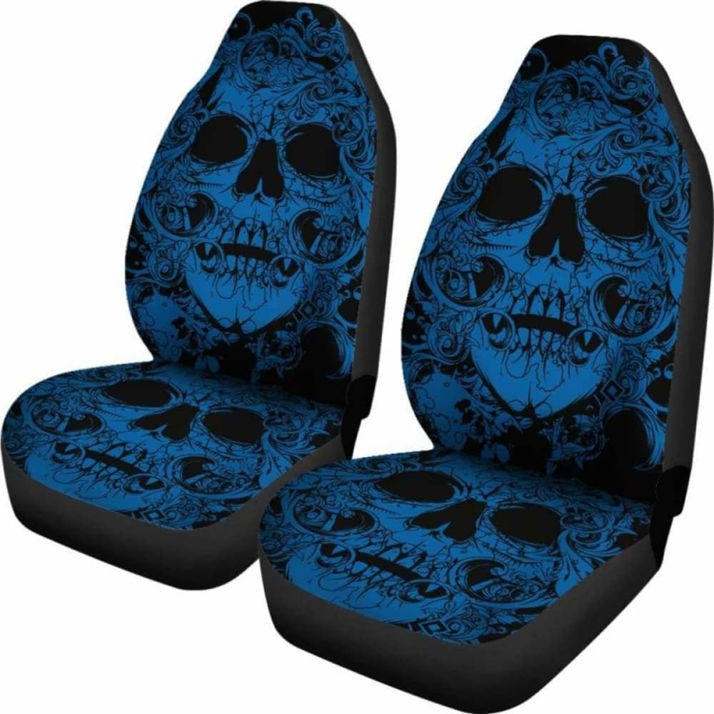 Set Of Pcs Awesome Skull Car Seat Covers