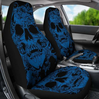 Set Of Pcs Awesome Skull Car Seat Covers