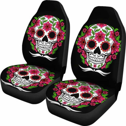 Sugar Skulls Car Seat Cover