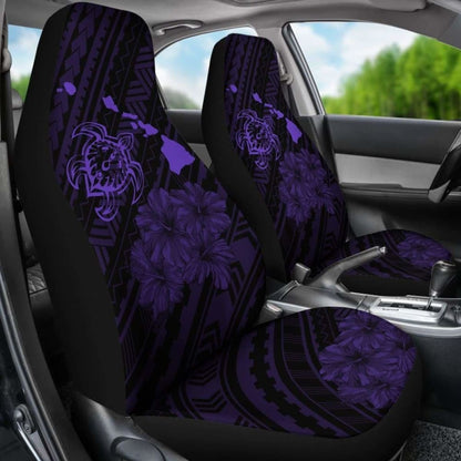 Hawaii Sea Turtle Is Swimming Toward Car Seat Covers Purple - New -