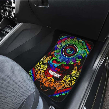 Set Of Pcs Sugar Skull Car Mats