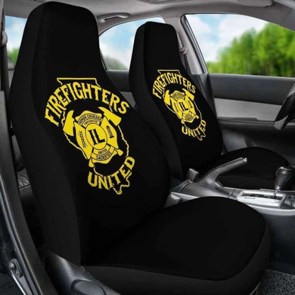 Illinois Firefighters United Car Seat Covers