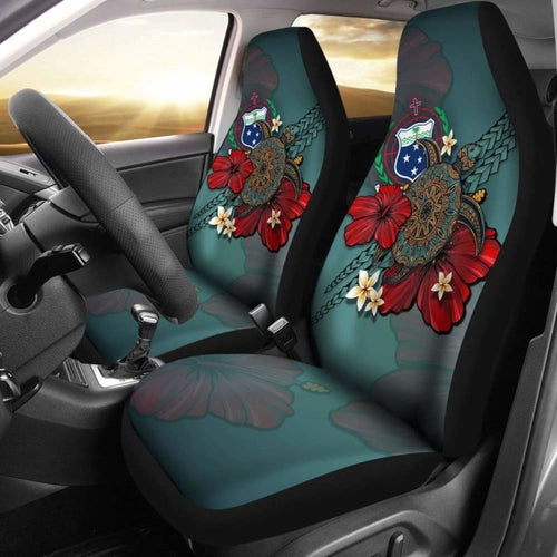 Samoa Car Seat Covers Blue Turtle Tribal Amazing