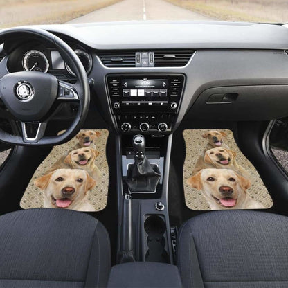 Labrador Car Floor Mats Funny For Lab Dog Lover