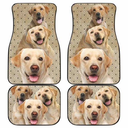 Labrador Car Floor Mats Funny For Lab Dog Lover